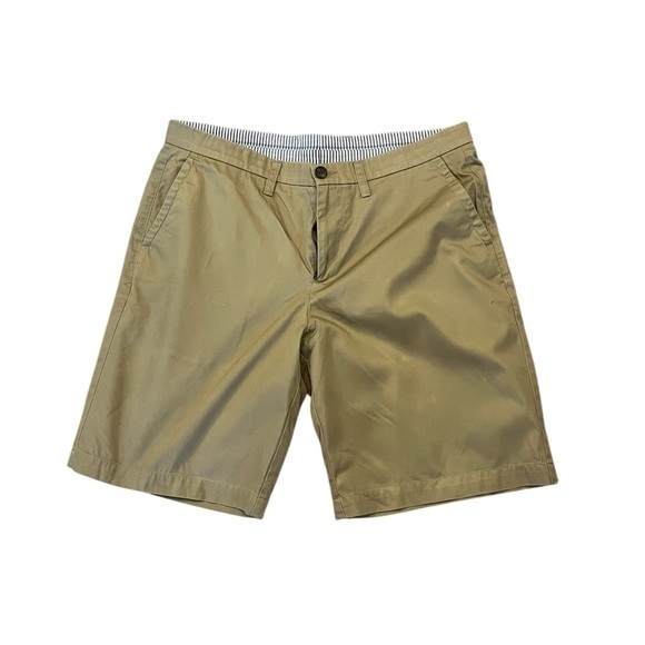 The Black Dog Other - The Black Dog 100% Cotton Khaki Flat Front 9” Shorts